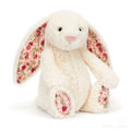Miniatyrbillede 1 af 3: Jellycat Blossom Bunny Cherry Plyslegetøj Medium 31cm Blødt Udstoppede Dyr[ZHE] White