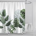 Miniatyrbillede 4 af 5: Skimmelresistent bruseforhæng (180*200cm Store hvide ark Pr