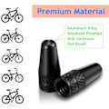 Miniatyrbillede 2 af 4: 20 Cykelventilhætter, flerfarvet anodiseret aluminiumslegering [ZHE]