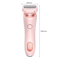Miniatyrbild 11 av 11: 2-i-1 Bikini Trimmer Elektrisk Rakapparat för Kvinnor, Silky Glide Pro Håravlägsning för Rakning av Ben, Armar, Armhålor och Ansikte Pink
