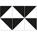 Miniatyrbild 1 av 2: 12-pack Trianglar kakeldekor