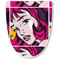 Miniatyrbild 2 av 2: Pop Art Toalettdekor