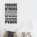 Miniatyrbild 1 av 2: Forgive others Väggord Väggtext
