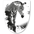 Miniatyrbild 2 av 2: Zebra Toalettsitsdekor