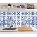 Miniatyrbild 1 av 2: Blandade blå marrakechmönster Kakeldekor självhäftande 24-pack