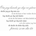 Miniatyrbild 1 av 2: Om jag kunde ge dig.. Väggord