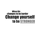 Miniatyrbild 1 av 2: When life changes Väggord Väggtext