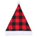 Juldekoration rutig julmössa juldekoration vuxenmössa modemössa (Peng) Red Plaid