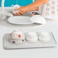 Miniatyrbillede 4 af 4: Opvaskestativ i flere etager, tebakke til kopper, frugtskål HBCL (Peng)