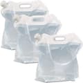 Hopfällbar vattenflaska - Semptec - 10 L - 3-pack - BPA-fri - Bärhandtag (Pe)