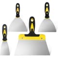 Putsspatlar - Set om 4, Rostfritt stål, DIY spackelspade - Nonely spackelspade (Pe)