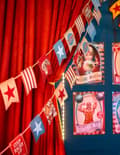 Pikkukuva 2 / 3: Vintage Circus -viirinauha 3,6 m (Peng) Taille Unique