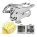 Pommes frites-skärare - Ej specificerad - Manuell - Rostfritt stål - 2 ersättningsblad - Halkfri (Pe)