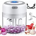 Elektrisk mathackare - Mini - 250 ml - 3 förstärkta blad - BPA-fri - Bärbar (Pe)