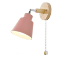 Miniatyrbild 1 av 4: Nordic Indoor Trä Vägglampa Bedsidee27 Sconce Wall