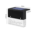 Miniatyrbild 4 av 6: 6 X LED Solar Power Light Outdoor Courtyard Hem Färgglad