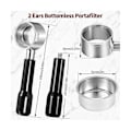 Pikkukuva 2 / 5: 2 korvaa 51mm pohjaton portafilter suodatin korilla Ecp3420/ec155/bco430/ec260 espressokone