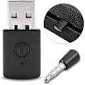 Miniatyrbilde 2 av 5: Bluetooth Dongle - Mini Trådløs Hodesett Bluetooth-adapter, Mikrofon Bluetooth Dongle-adapter for Trådløst Hodesett (1 sett, Svart)