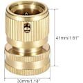 Pikkukuva 2 / 3: 3/4\" G naar messing snelkoppelingen adapters tuinslang fitting 2 stuks