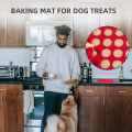 Miniatyrbild 3 av 5: Silikonbakningsmatta (1,2 cm) Mini Dog Treats Bakningsmatta Värmebeständig och livsmedelssäker, BPA-fri, Röd