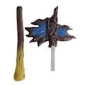 Pikkukuva 4 / 5: GALAXYER King Kongin taistelukirves (61CM, 490G), Godzilla vs Kong -lelut, Cosplay-taistelukirves valmistettu PU-vaahtomuovista Godzilla x Kong The New Empire