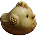 Miniatyrbillede 1 af 4: Træskåret ornament Trækylling Dekoration Træhåndværk Desktop Kylling Ornament