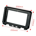 Miniatyrbillede 5 af 5: Bilradio Fascia til Jimny 2018-2020 Stereo Dash Kit Fit Installation Trim Facia Face Panel Frame