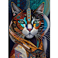Miniatyrbilde 1 av 5: 30*40CM Katt Full 5D Diamantmaling, Diamantmaling Katt Diamon