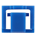 Miniatyrbilde 3 av 5: 100 stk Blå Rj45 Port Ethernet Lan Hub Anti Støvdeksel Plugghette Blokkering Beskytter Med Egenutviklet