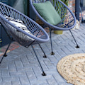 Miniatyrbillede 2 af 4: 4 stk. Campingstol Fødder Dækker Camping Stol Ben Kasketter Bord Ben Beskyttere til Udendørs