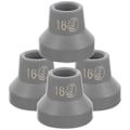 Miniatyrbillede 4 af 4: 4 stk. Krykke udskiftning spidser Gåstok spidser Krykke udskiftning stok spidser Skridsikre stokbeskyttere