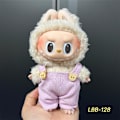 Miniatyrbillede 1 af 3: Labubu Modesæt - Outfit til 15/17cm Plysdukker, V1 V2 Stropper Bukser LBB-128