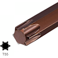 Miniatyrbilde 3 av 5: 1/2\" firkantdriv X T55 Torx bitsholder, S2 stålbiter, Cr-v holdere 140mm lengde (kun for håndbruk)
