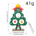 Miniatyrbild 3 av 5: 2-pack Träjulgran för Hemmet Julgran för Skrivbord Konstgjord Julgran DIY Julgran Skrivbord Julgran