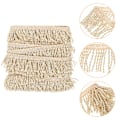 Miniatyrbild 2 av 4: 1 rulle fransad trim med tofsar, elegant DIY-symaterial för gardintillverkning, guld