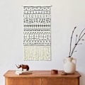 Miniatyrbild 3 av 5: Macrame väggbonad gobeläng boho vävd symbol aztek sovsal bakgrund
