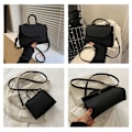 Pikkukuva 9 / 9: Naisten trendikkäät käsilaukut Retro Designer Luxury Square Crossbody -laukut Green