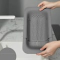 Miniatyrbillede 1 af 5: Opvaskestativ, tørrestativ til vask og opbevaring af retter/frugt/grøntsager (grå)