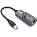 USB 3.0 til RJ45 Ethernet-adapter, 1000 Mbps, Sort, Kompatibel med Windows  u0026 Mac OS