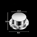 Miniatyrbillede 2 af 5: Køkken Timer med Magnetisk Bund Køkken Gadgets Madlavningsredskaber Rustfrit Stål Køkken Timer (1 stk) Sølv -t