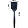 Miniatyrbild 3 av 5: 2 i 1 Non-stick Stekt Äggvändare Silikon Bröd Tång Äggspatel Kök