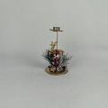 Miniatyrbilde 2 av 5: 3-pakks gull juletrær lysestaker, julelysestaker, metall juletrær lysestaker