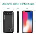 Miniatyrbilde 5 av 5: 10000mAh Powerbank - Dobbel USB & USB-C Bærbar Lader for iPhone/Huawei/Samsung