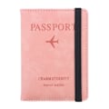 Miniatyrbillede 1 af 8: RFID Læder Pas Etui Dokument Rejse Pas Holder Pink pink 14.8cmX1cmX11cm(5.82X0.39X4.33)
