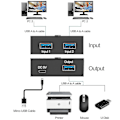 Miniatyrbild 3 av 5: Usb 3.0-switch 2 Pc Usb Bi-directional Switcher Selector Box 2x Usb3.0 Delning