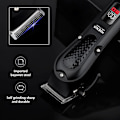 Miniatyrbild 4 av 6: Professionell hårklippare hårtrimmer män skäggtrimmer långhårstrimmer USB uppladdningsbar LED-display