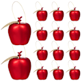 Miniatyrbilde 1 av 3: 24 stk. Adornos Para Arbol De Navidad Hengende Ornamenter Plast Epler Julepynt Dekorasjon Liten Dekorasjon