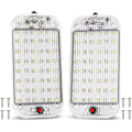 Miniatyrbillede 1 af 5: Led indvendigt lys 10w 48 Led Universal Bright indvendigt lys med tænd/sluk-knap til 12v-85v bil varevogn lastbil  loftlampe 2stk