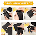 Miniatyrbild 3 av 5: Examensdekorationer 100 st Examensgodisbox Diy Grad Cap Box För Examensgåva Examen