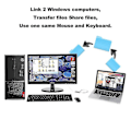 Pikkukuva 4 / 4: Usb-datasiirtokaapeli PC:ltä PC:lle Windowsiin - Usb 2.0 -datayhteyskaapeli
